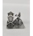 Zilveren miniatuur Moeder en kind