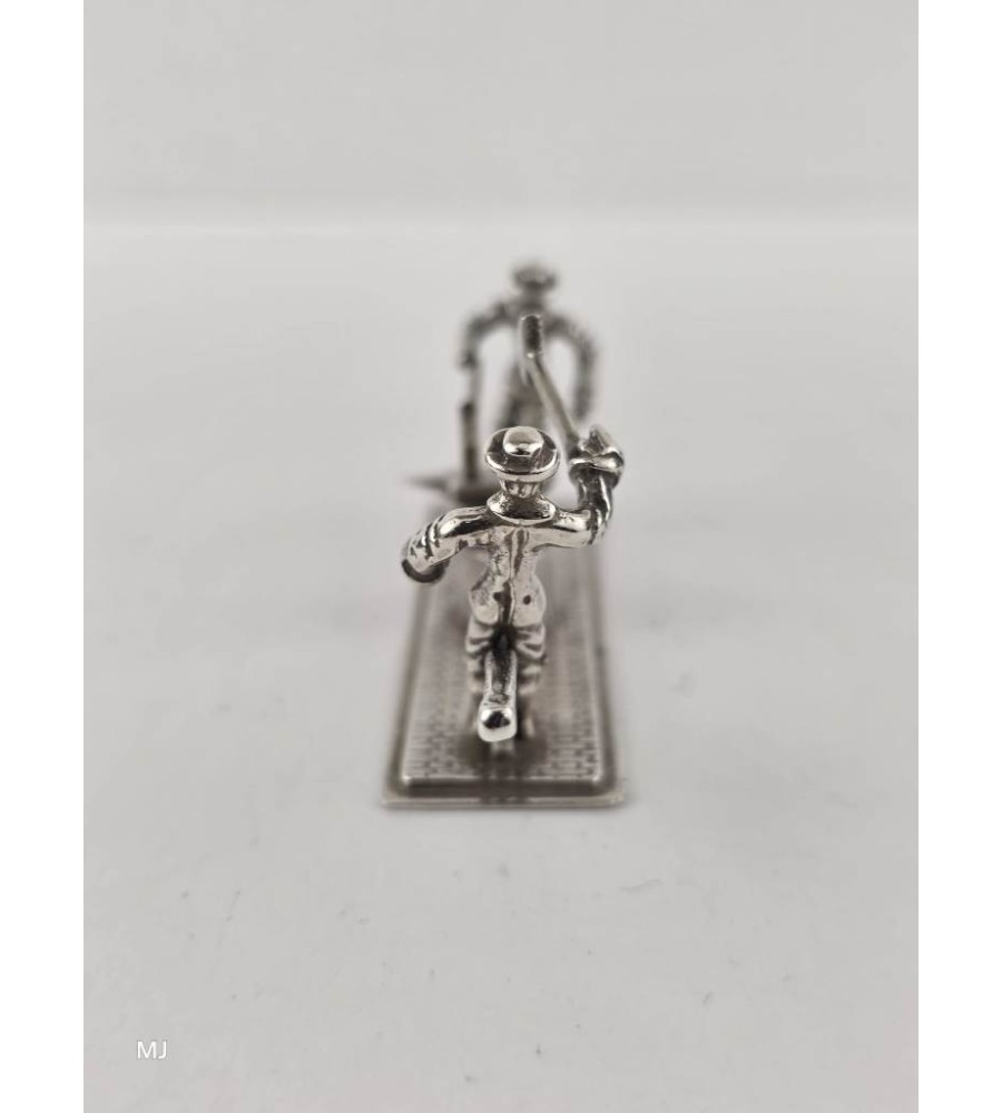 Zilveren miniatuur Smeden