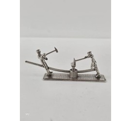 Zilveren miniatuur Smeden