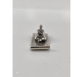 Zilveren miniatuur Vliegend tapijt