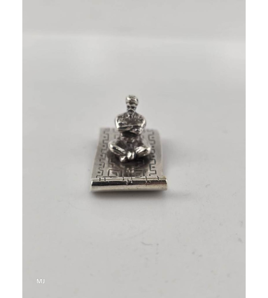 Zilveren miniatuur Vliegend tapijt