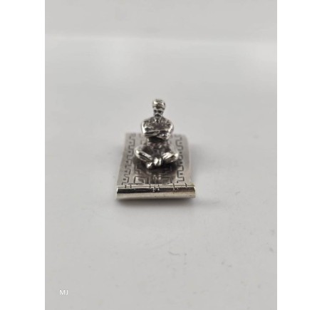 Zilveren miniatuur Vliegend tapijt