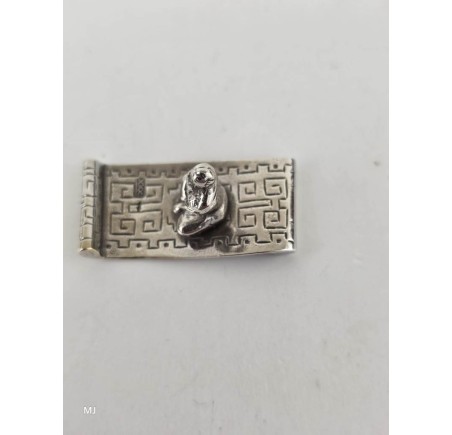 Zilveren miniatuur Vliegend tapijt