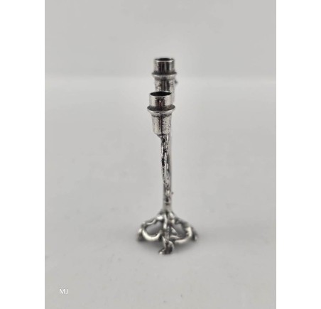 Zilveren miniatuur Kandelaar