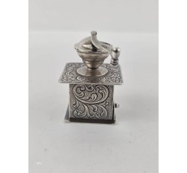 Zilveren miniatuur Koffiemolen