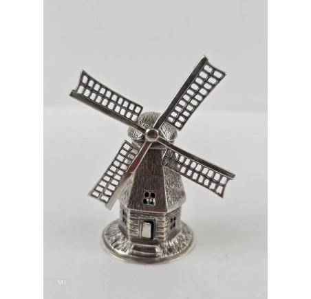 Zilveren miniatuur Molen
