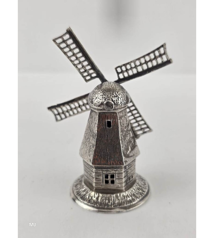 Zilveren miniatuur Molen