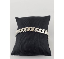 Zilveren gourmet armband
