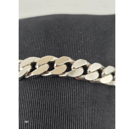 Zilveren gourmet armband