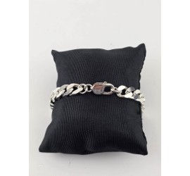 Zilveren gourmet armband