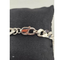 Zilveren gourmet armband