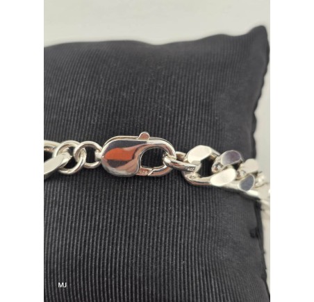 Zilveren gourmet armband