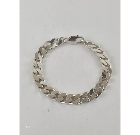 Zilveren gourmet armband