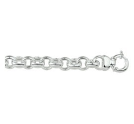 Zilveren jasseron armband