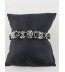 Zilveren Teka roosjes armband