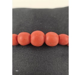 Bloedkoralen armband met gouden slot