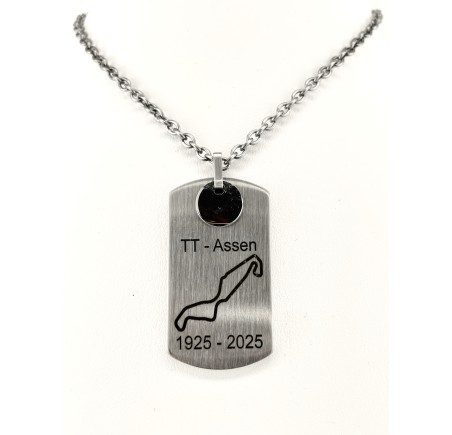 Aze collier/hanger met TT gravure