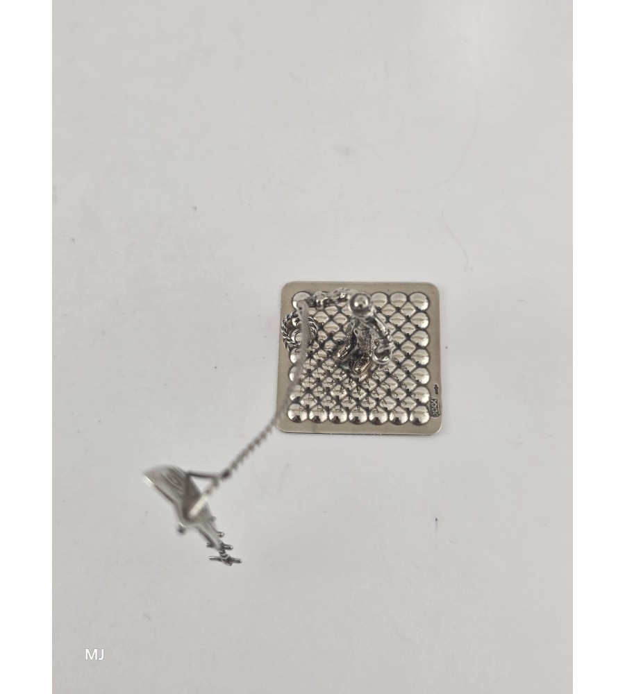 Zilveren miniatuur Man met Vlieger