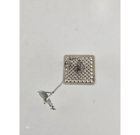 Zilveren miniatuur Man met Vlieger