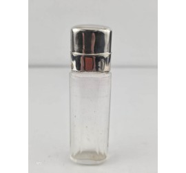 Parfumflesje met zilveren dop