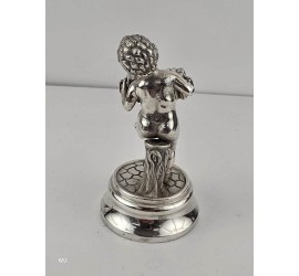 Zilveren miniatuur Jongen met Harmonica