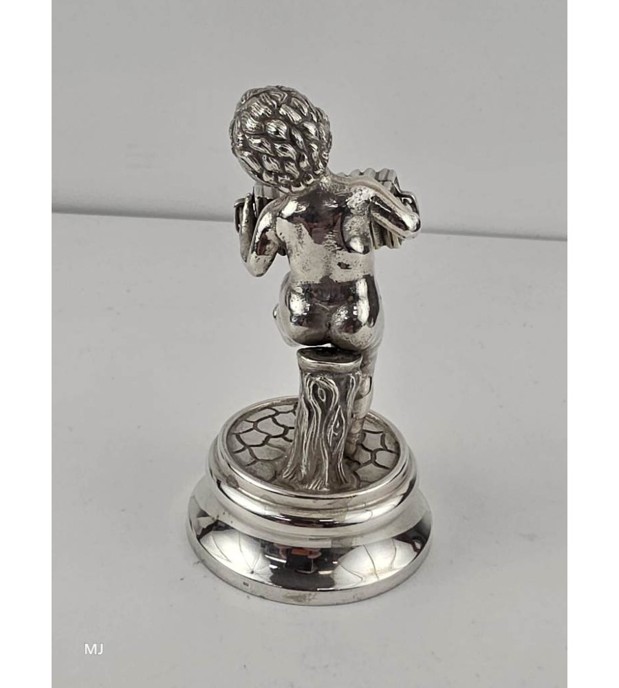 Zilveren miniatuur Jongen met Harmonica
