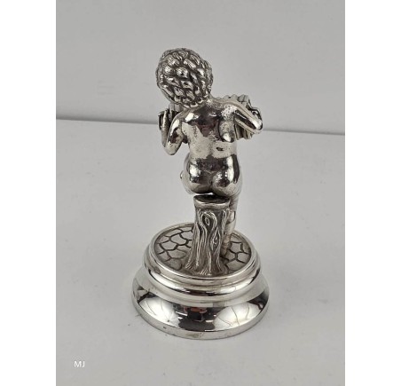 Zilveren miniatuur Jongen met Harmonica