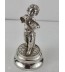 Zilveren miniatuur Jongen met Toeter