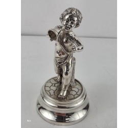 Zilveren miniatuur Jongen met Toeter