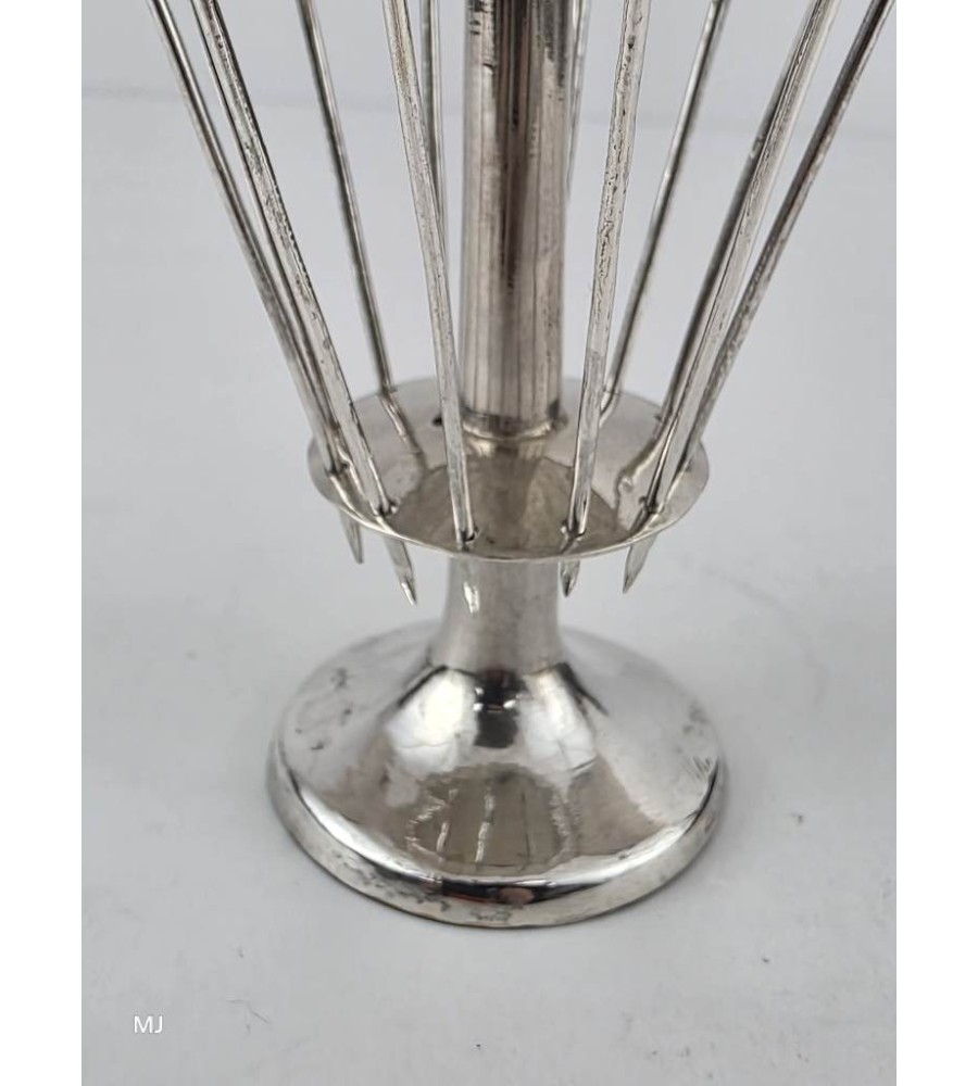 Zilveren Cocktailprikkerhouder
