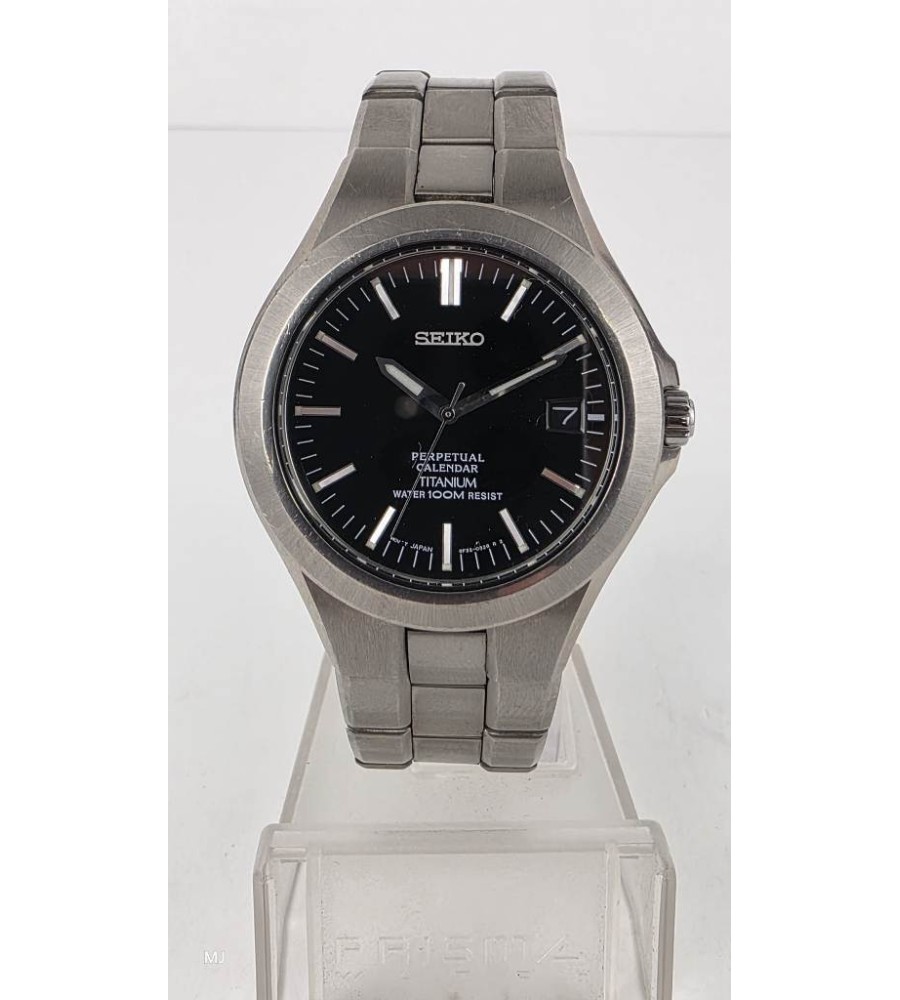 Seiko Titanium Perpetual Calander herenhorloge