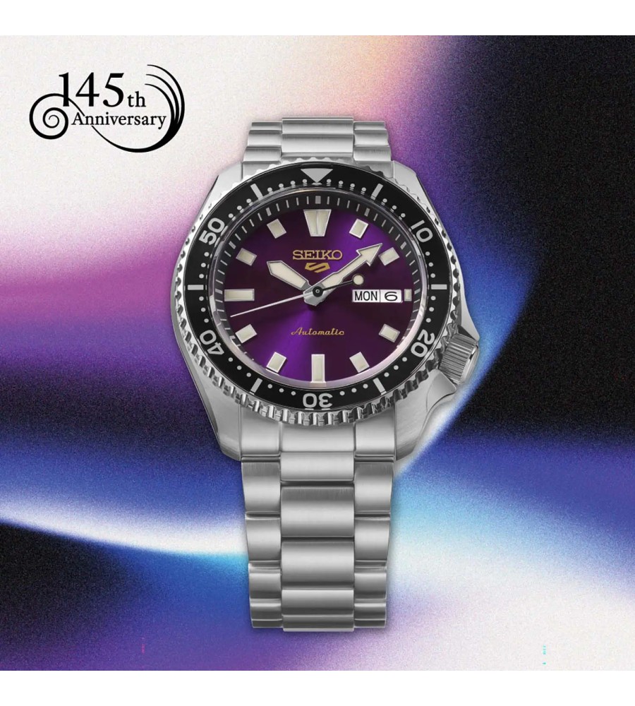 Seiko 5 horloge automaat 145 jaar Limited Edition
