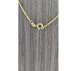 Gouden figaro collier met bolletjes