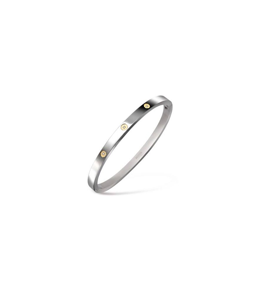 Boccia titanium armband met diamant
