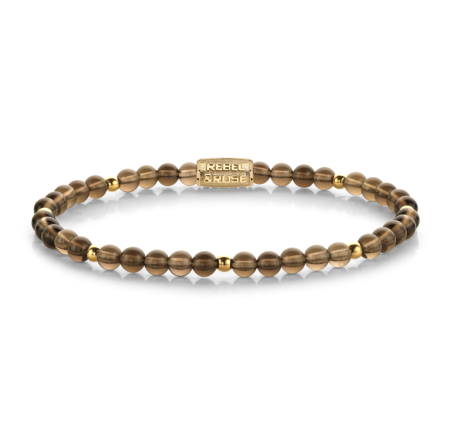 Rebel & Rose armband Smokey eyes RR-40190-G
