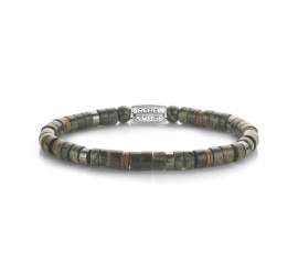 Rebel & Rose armband Camouflage Green Slices RR-60157-S