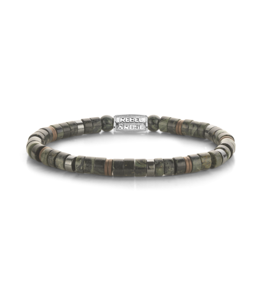 Rebel & Rose armband Camouflage Green Slices