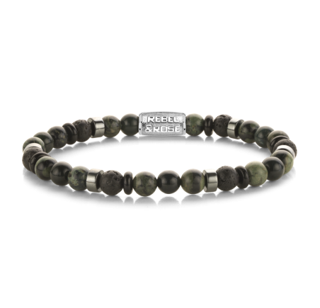 Rebel & Rose armband Green Forest RR-60158-S