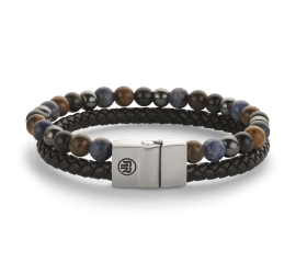 Rebel & Rose armband RR-M0070-S Blue Rain