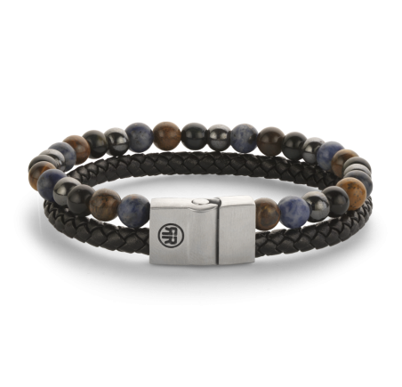 Rebel & Rose armband RR-M0070-S Blue Rain