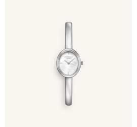 Rosefield dameshorloge Bangle Watch Oval Silver STWSSS-ST07