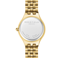 Rosefield dameshorloge Muse Withe Gold MUWGSG-MU01