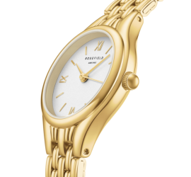 Rosefield dameshorloge Muse Withe Gold MUWGSG-MU01