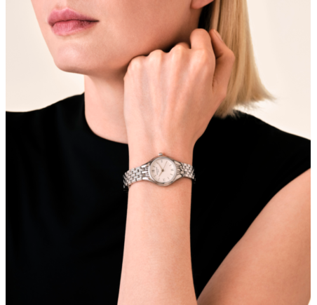 Rosefield dameshorloge Muse Withe Silver MUWSSS-MU02