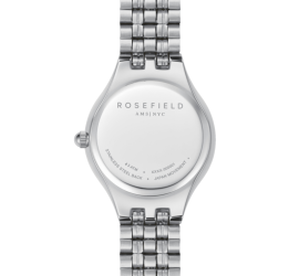 Rosefield dameshorloge Muse Withe Silver MUWSSS-MU02