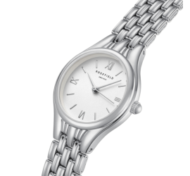Rosefield dameshorloge Muse Withe Silver MUWSSS-MU02