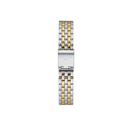 Rosefield dameshorloge Muse Withe Doutone Silver Gold MUWDSD-MU03