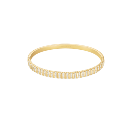 Rosefield staal vergulde slavenarmband zirkonia Striped Crystals Bangle  JBSBG-J1287