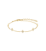 Rosefield staal vergulde slavenarmband zirkonia Diamond Star Bracelet JBDSG-J1359