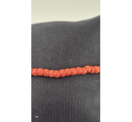 Bloedkoralen armband met gouden slot